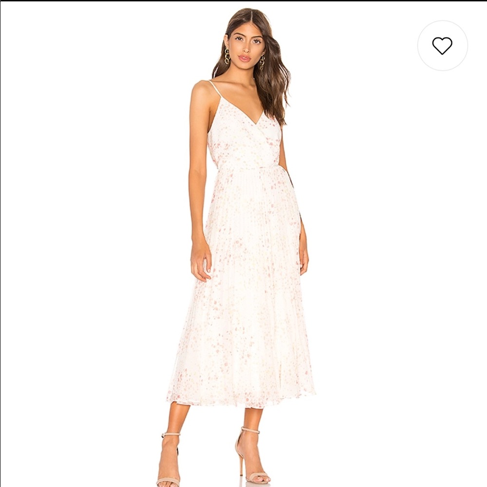 1. State pleated wrap dress